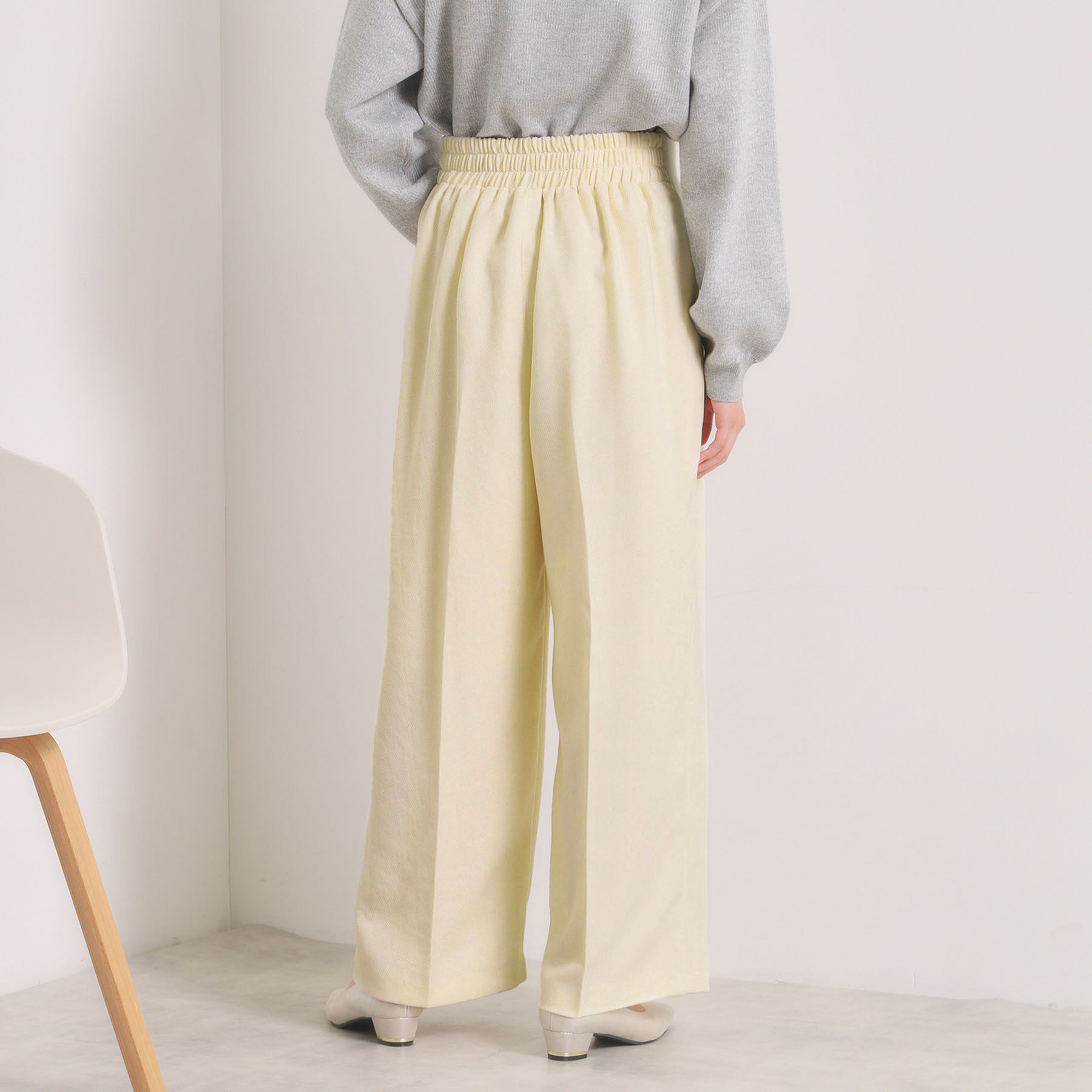 ITS&rsquo;DEMO「【手洗い可／ウエストゴム】ループベルトワイドパンツ」|その他|