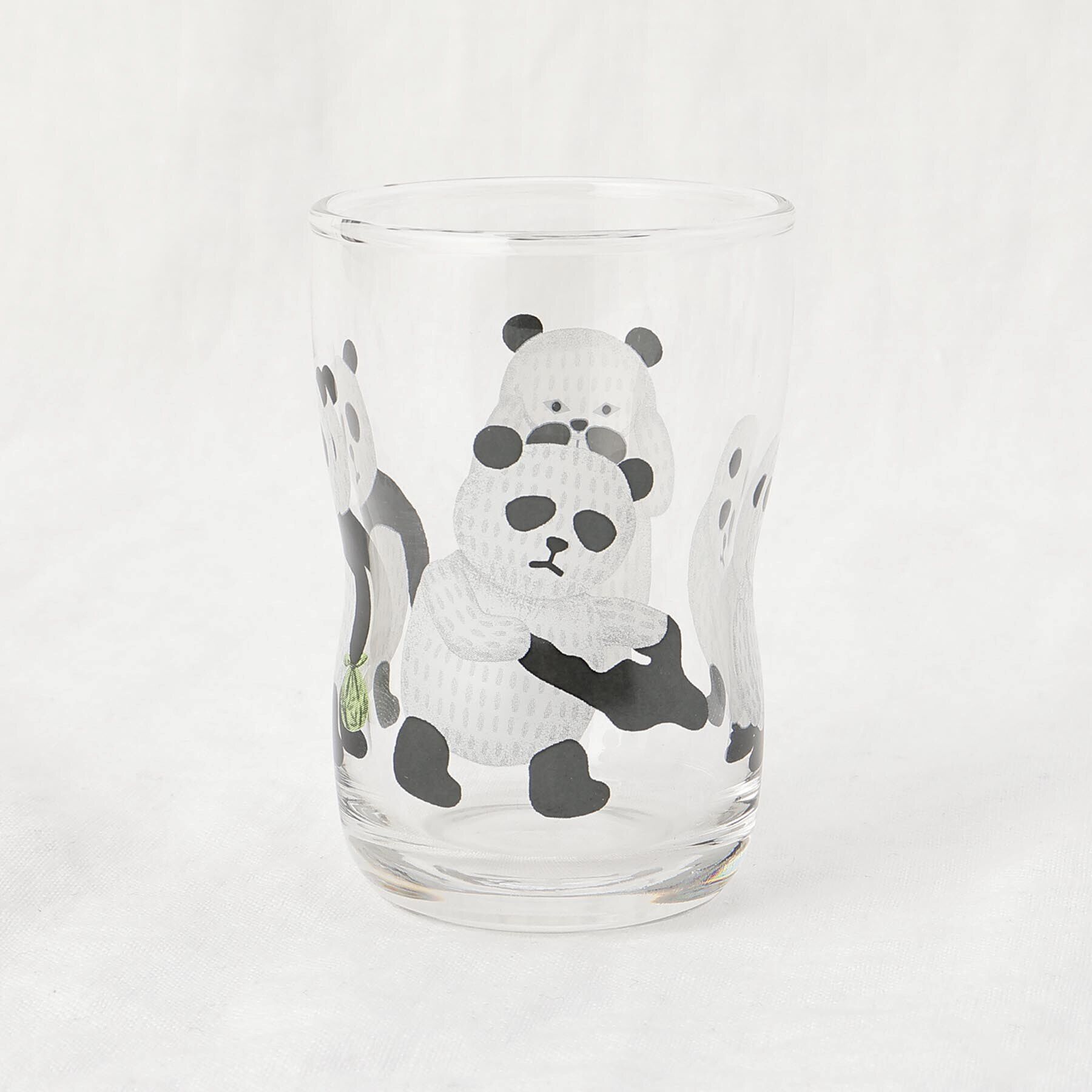 212 KITCHEN STORE「つよいこグラスS＆Mセットパンダ銭湯」|グラス・マグカップ|