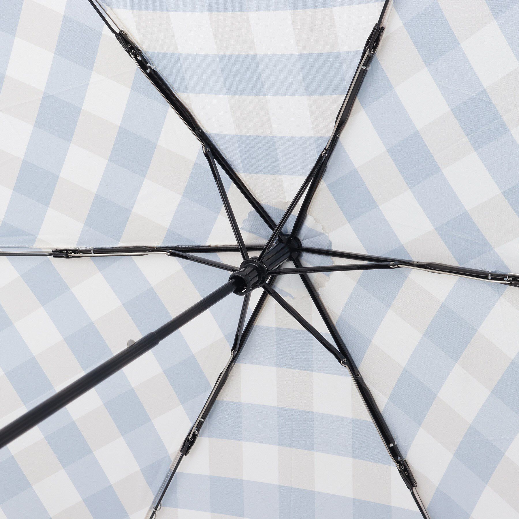 Ober Tashe「ギンガムチェックトートバッグ折りたたみ傘 雨傘」|傘|