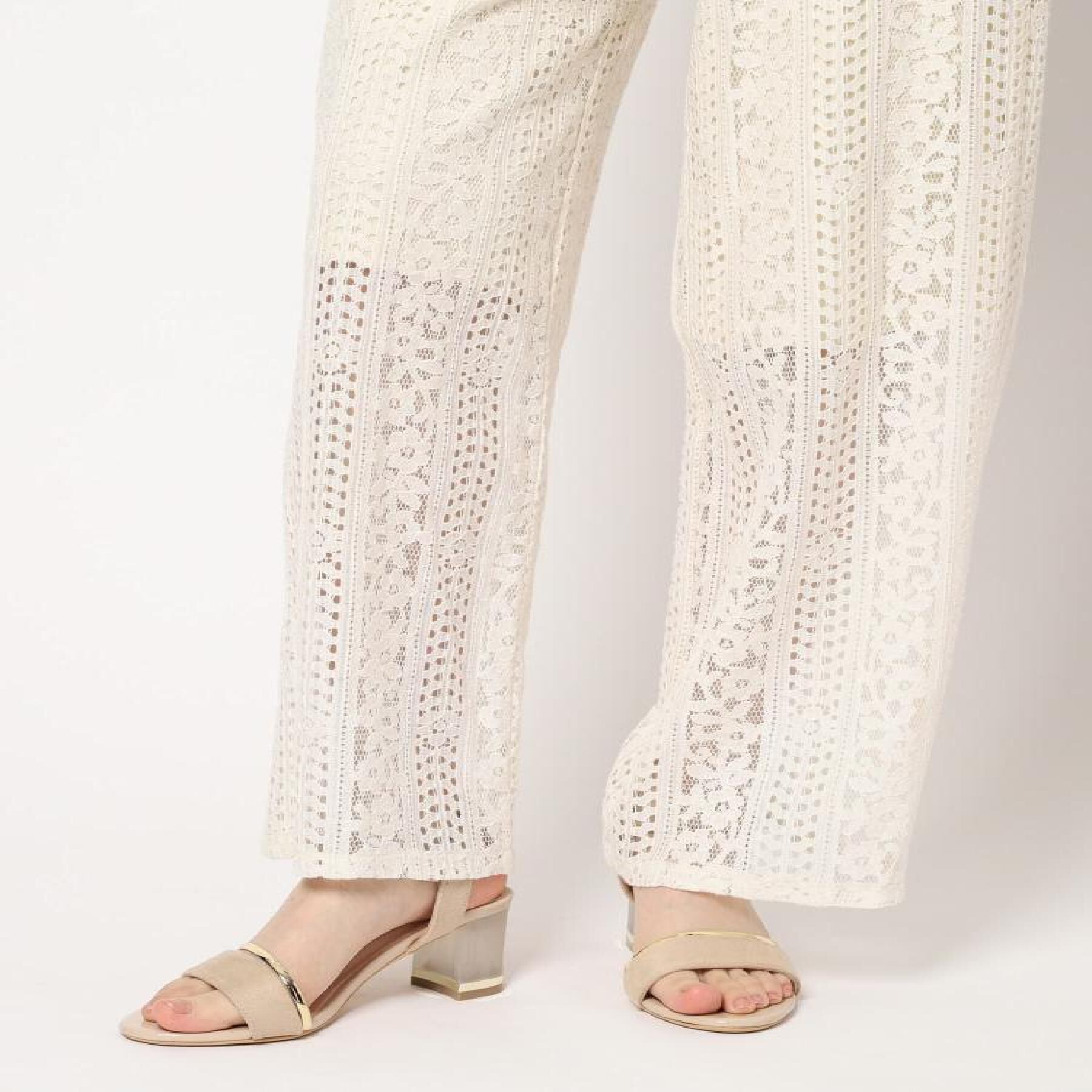 ESPERANZA「カラーヒールサンダル」|サンダル|ベージュ(952)