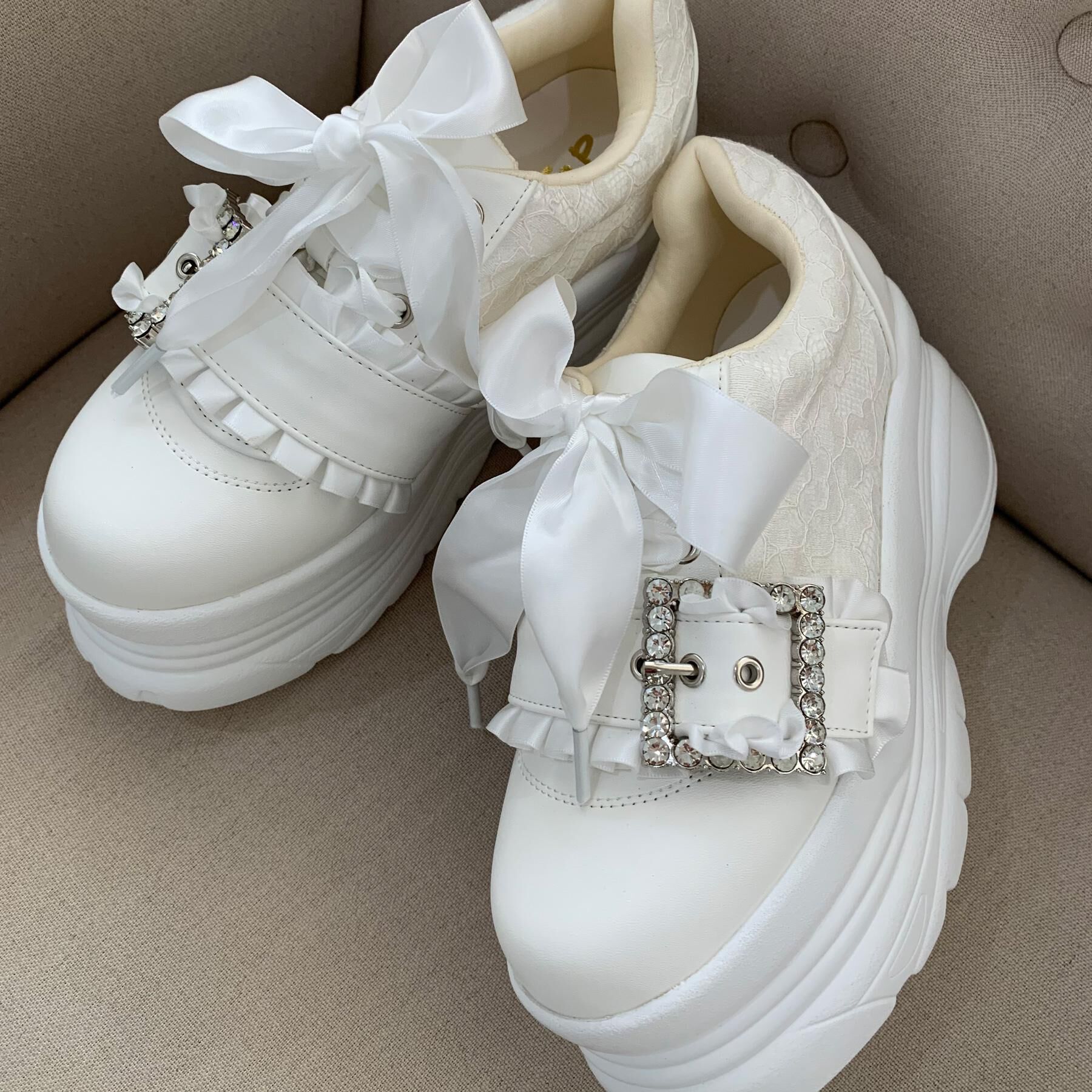 csT&P「夢見るシリーズキラキラ厚底スニーカー」|スニーカー|