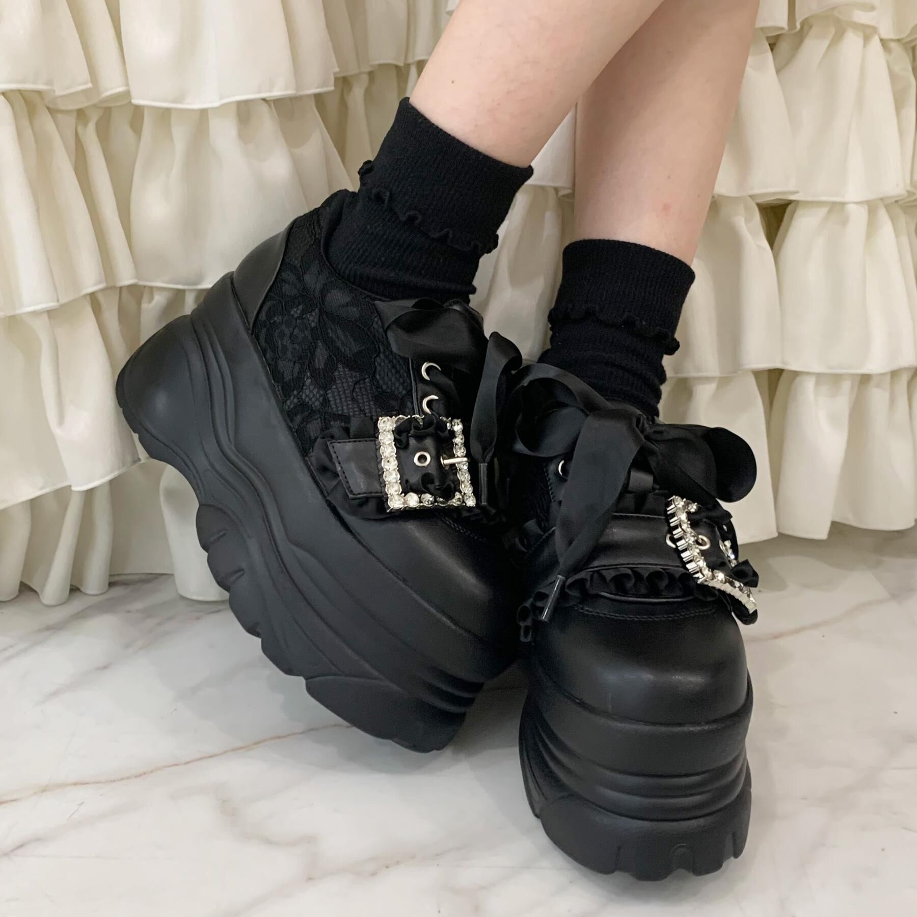 csT&P「夢見るシリーズキラキラ厚底スニーカー」|スニーカー|