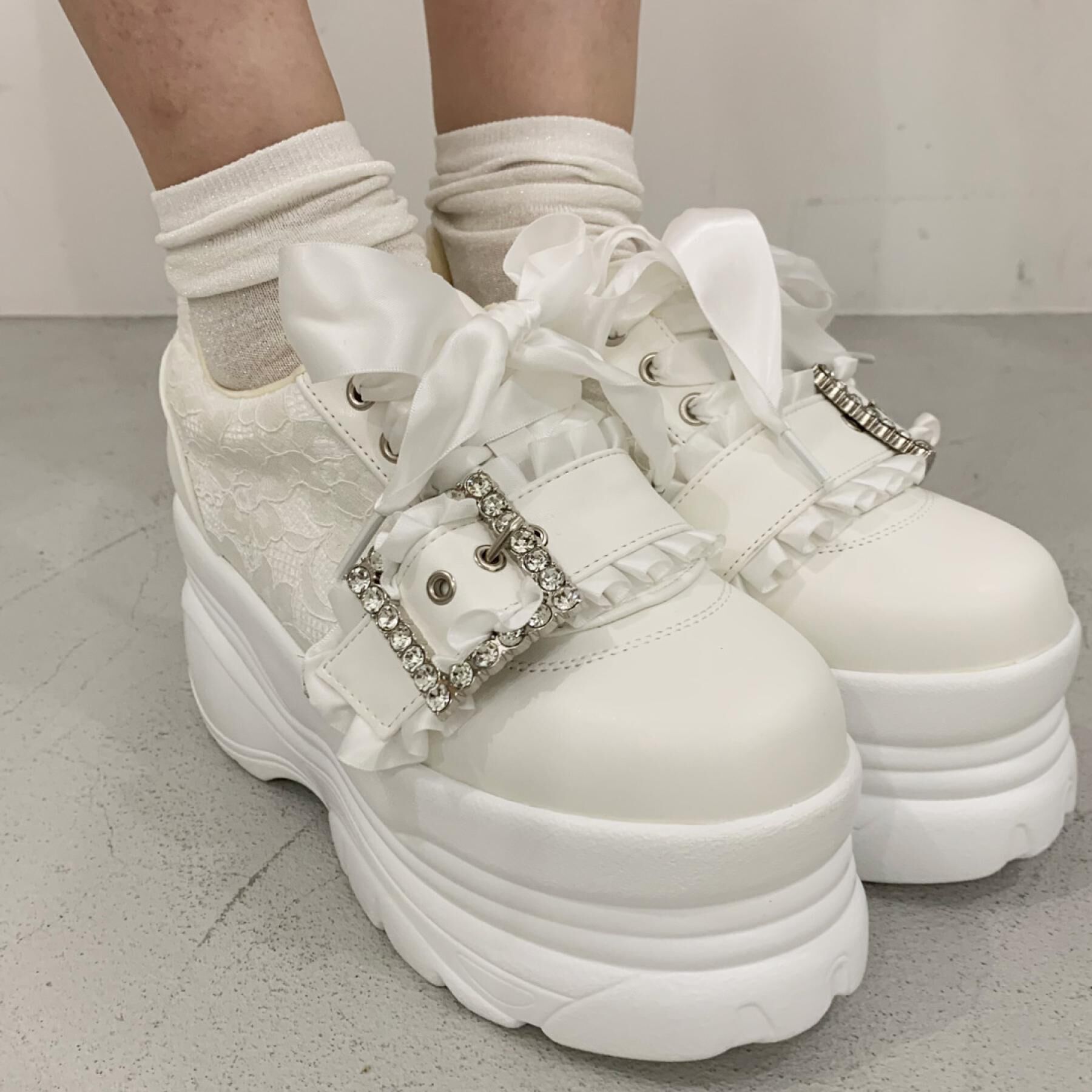 csT&P「夢見るシリーズキラキラ厚底スニーカー」|スニーカー|