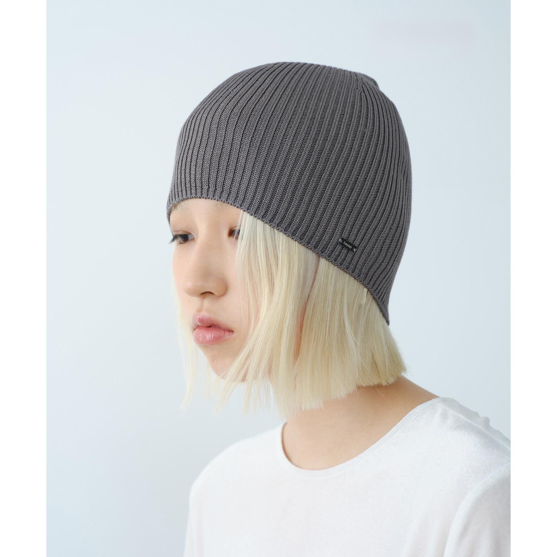 CODE A「heyep｜Silk Beanie」|その他|グレー(012)