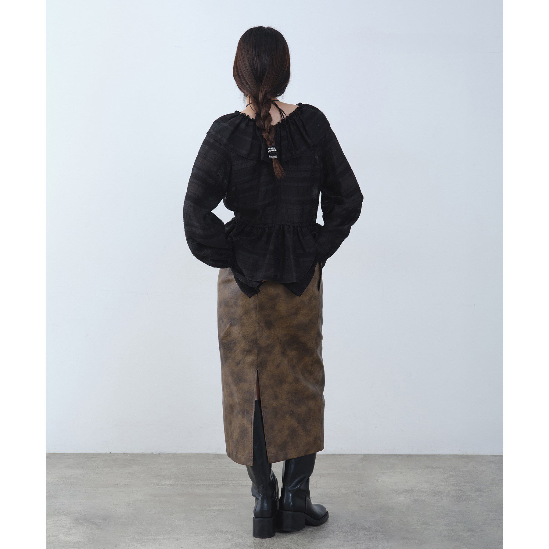 CODE A「garin sleek skirt」|スカート|
