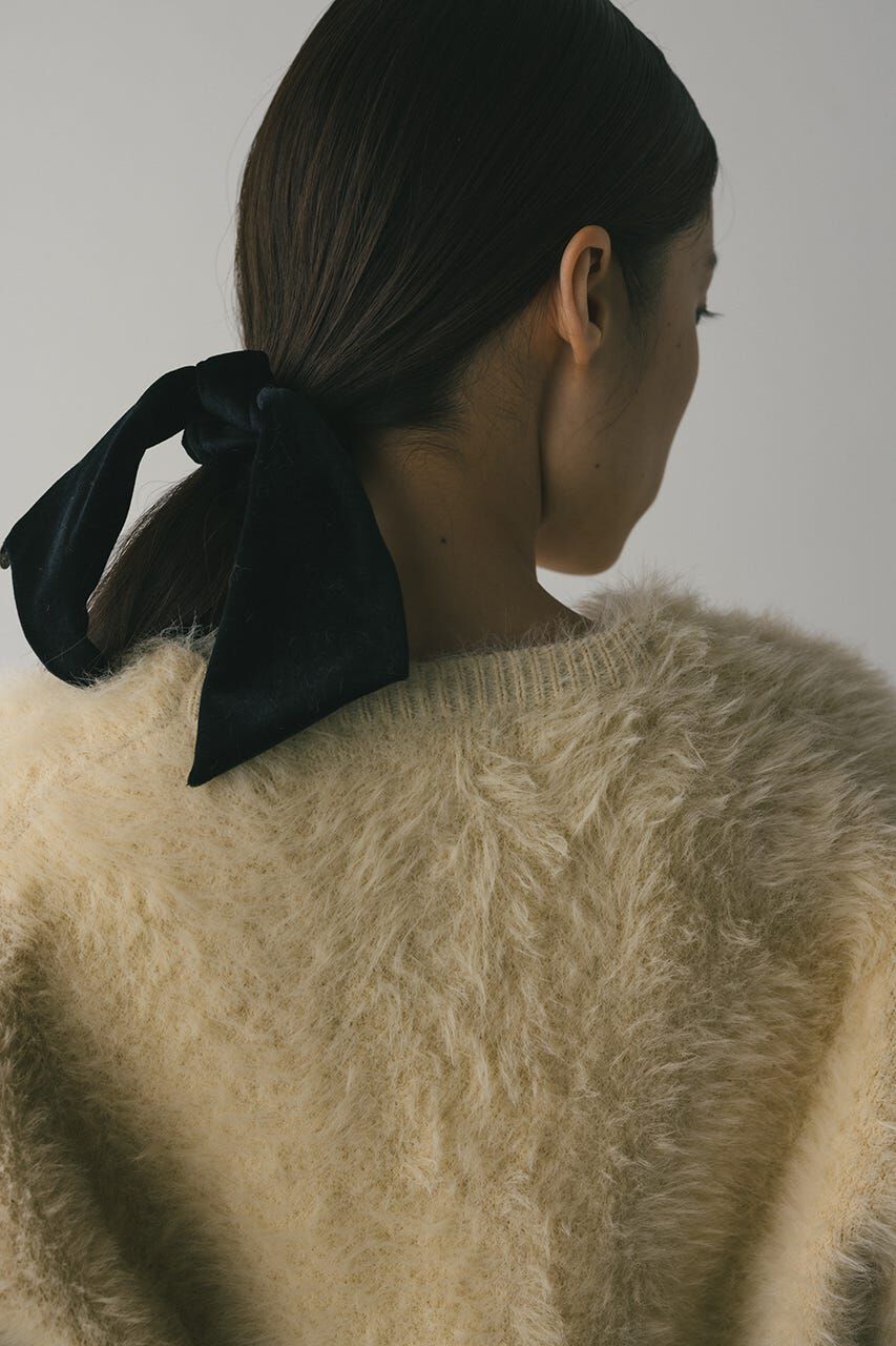 STYLEMIXER「ダブルクロスシャギーニットカーデ」|カーディガン|