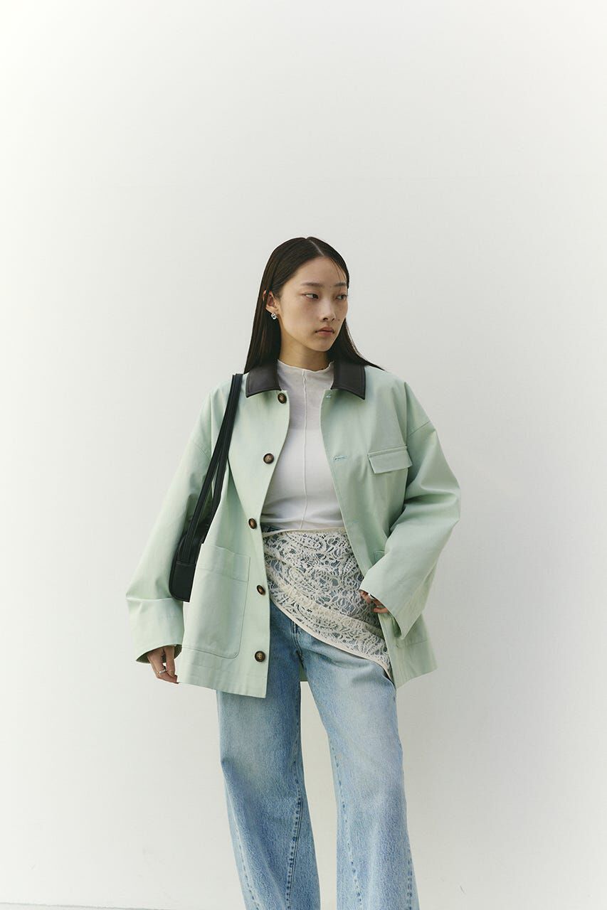 STYLEMIXER「フェイクレザーカラーカバーオール」|その他|