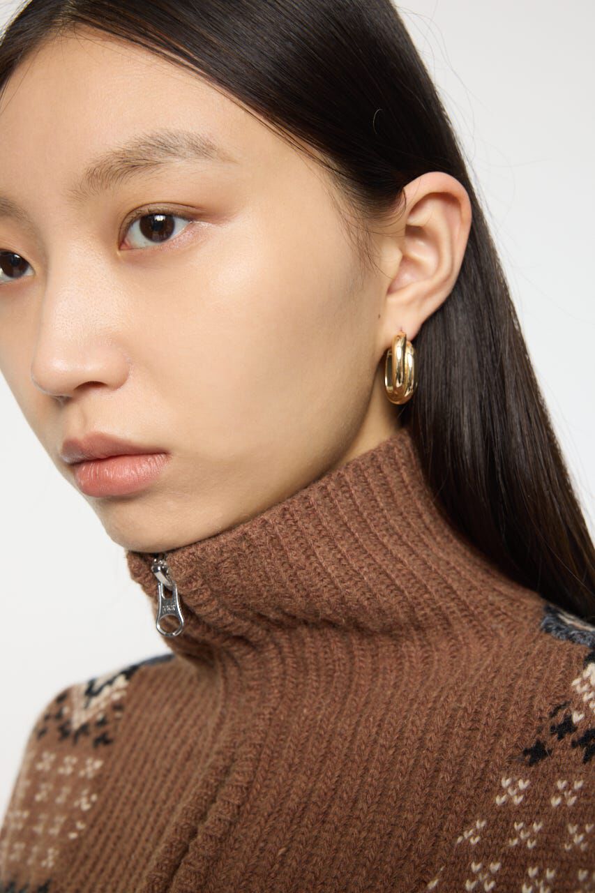 MOUSSY「DUAL HOOP イヤリング」|ピアス|