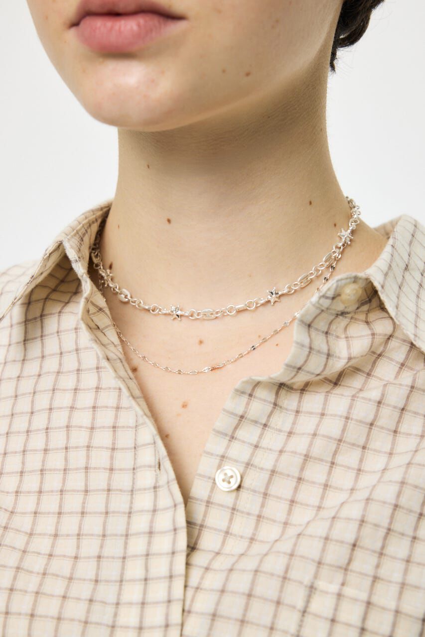 MOUSSY「CHAIN COMBI ネックレス」|ネックレス|