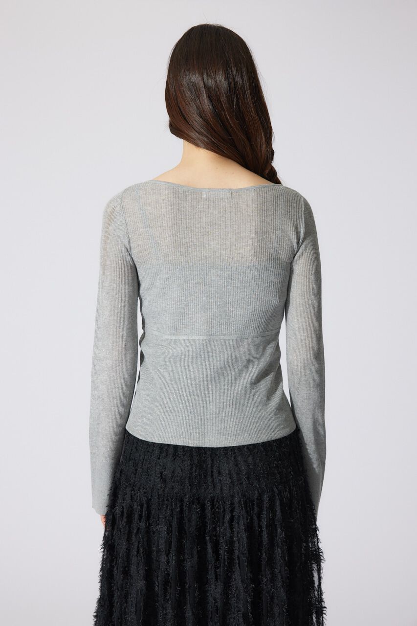 rienda「リボンデティールキャミセットカーディガン」|キャミソール|