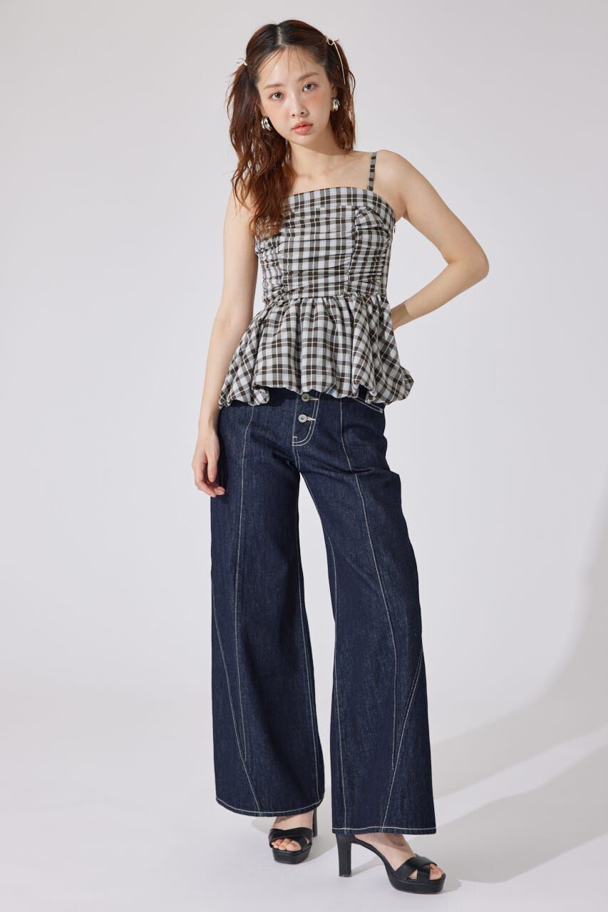 rienda「ペプラムベアトップス」|シャツ・ブラウス|