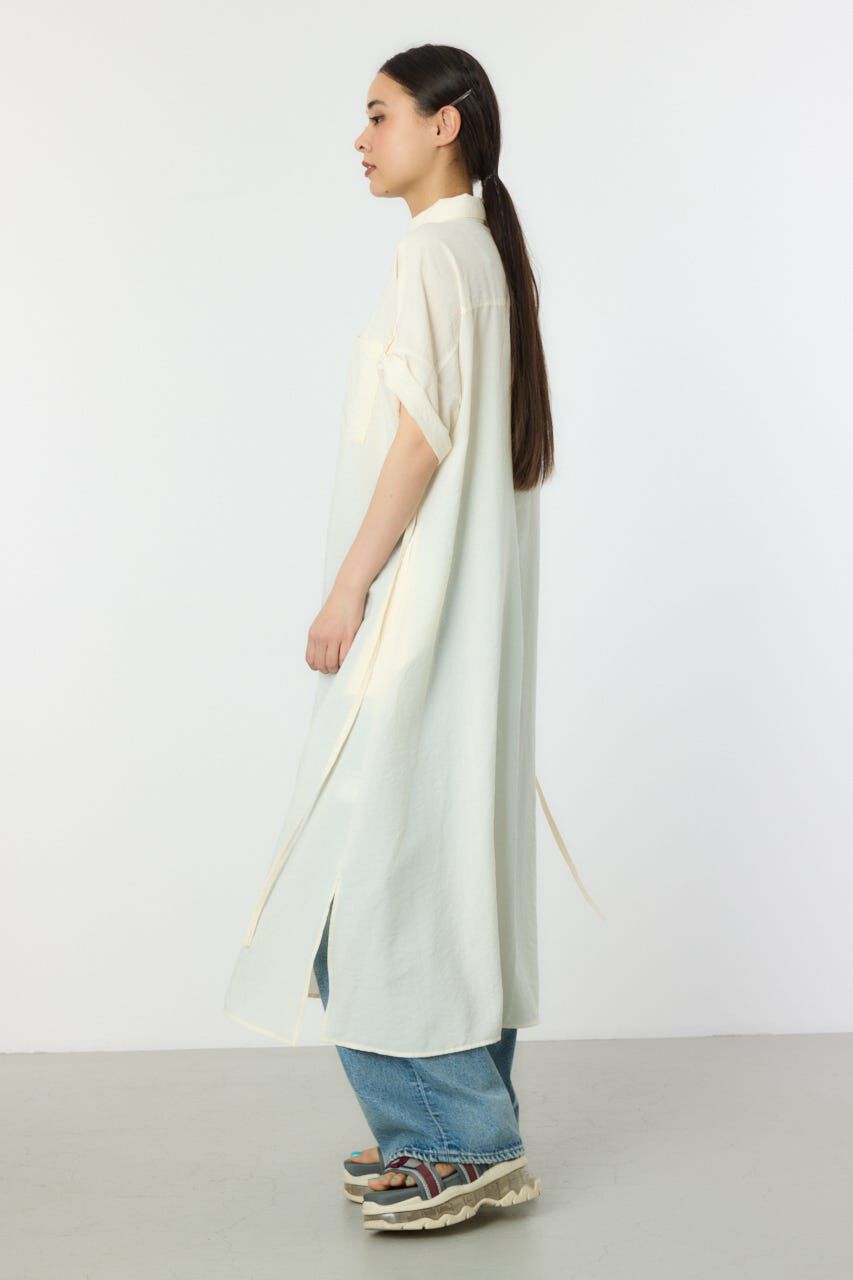 RODEO CROWNS「エアリータッチシャツワンピース」|ワンピース|