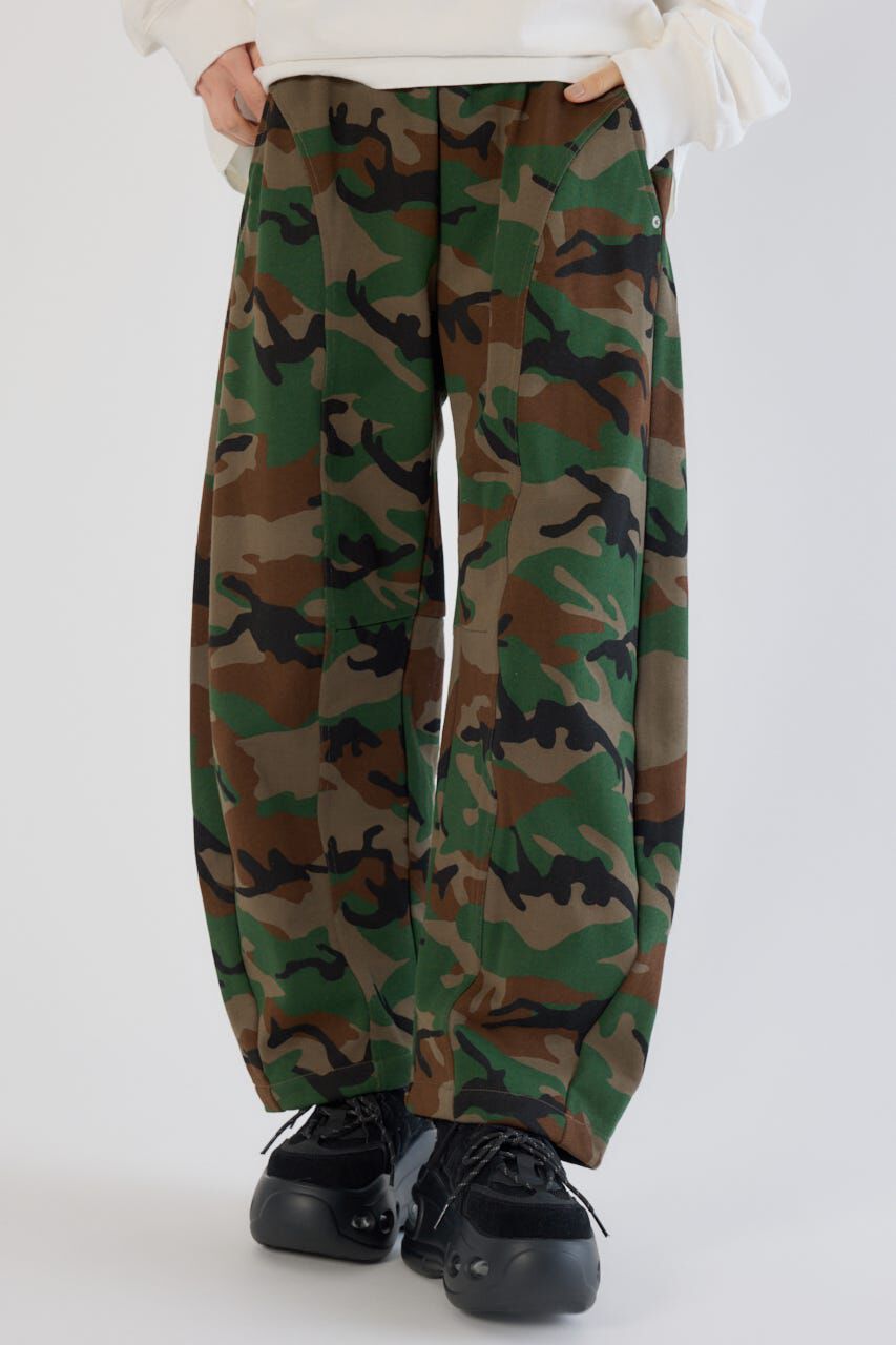 RODEO CROWNS「SHARE PATTERNバレルスウェットパンツ」|その他|柄BRN5