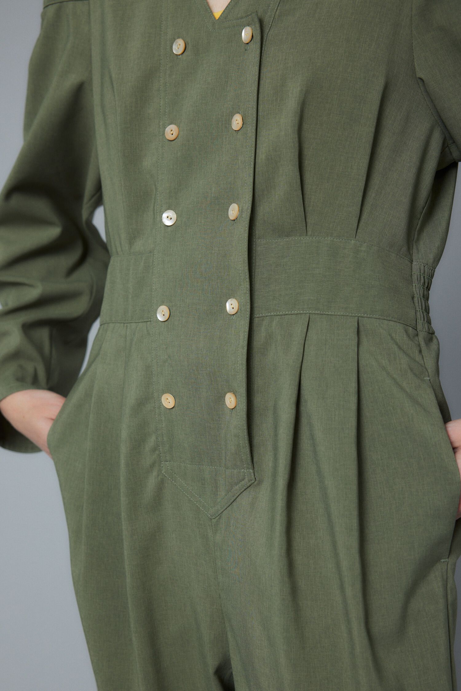 HeRIN.CYE「Cup shoulder jump suits」|ワンピース|