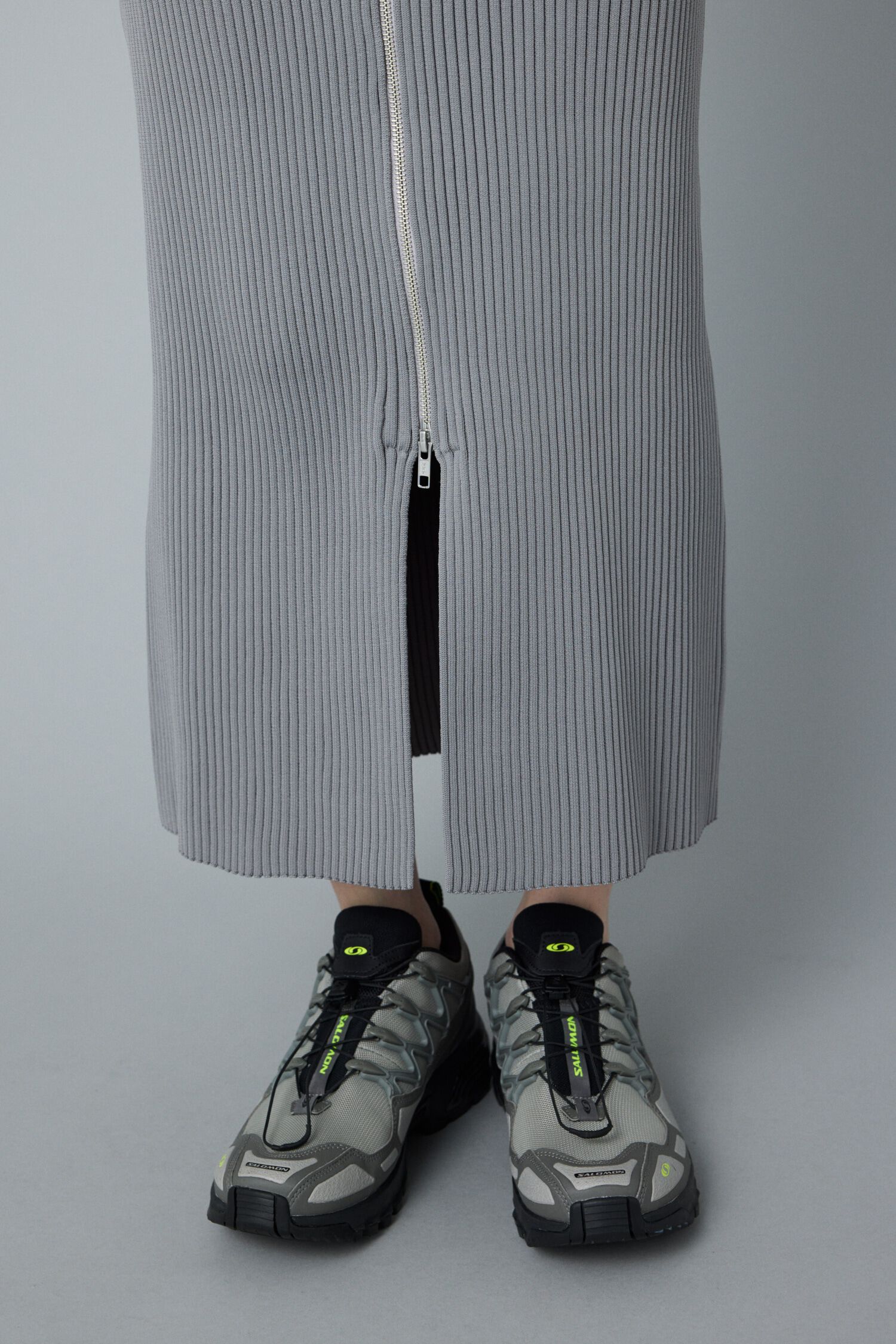 HeRIN.CYE「Zip knit dress」|ワンピース|