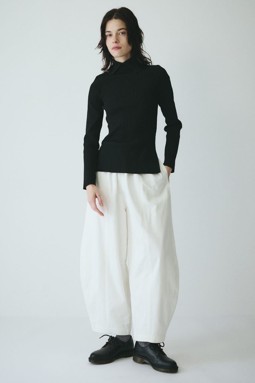 HeRIN.CYE「Stand collar knit top」|ニット・セーター|