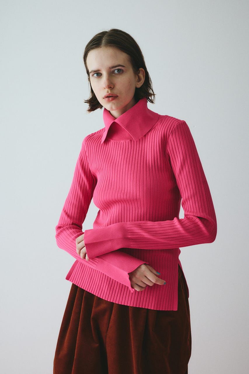 HeRIN.CYE「Stand collar knit top」|ニット・セーター|