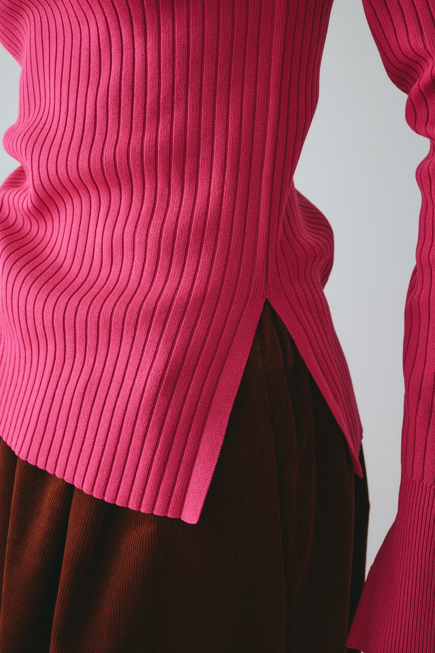 HeRIN.CYE「Stand collar knit top」|ニット・セーター|