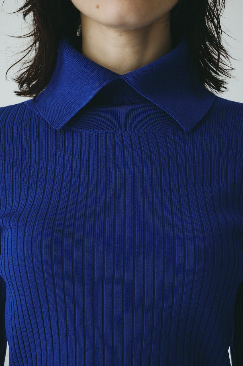 HeRIN.CYE「Stand collar knit top」|ニット・セーター|