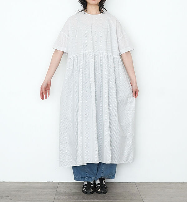 オオカミとフクロウ「フクロウと三拍子のブーケ&rdquo;5分袖&rdquo;」|ワンピース|