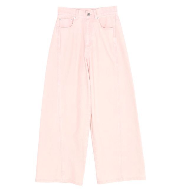 CALNAMUR「ワイドシルエットカラーパンツ」|デニム|