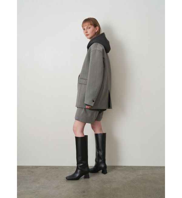ELENDEEK「SQUARE LONG BOOTS」|ロングブーツ|