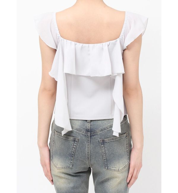 RESEXXY「コルセットラッフルブラウス」|シャツ・ブラウス|