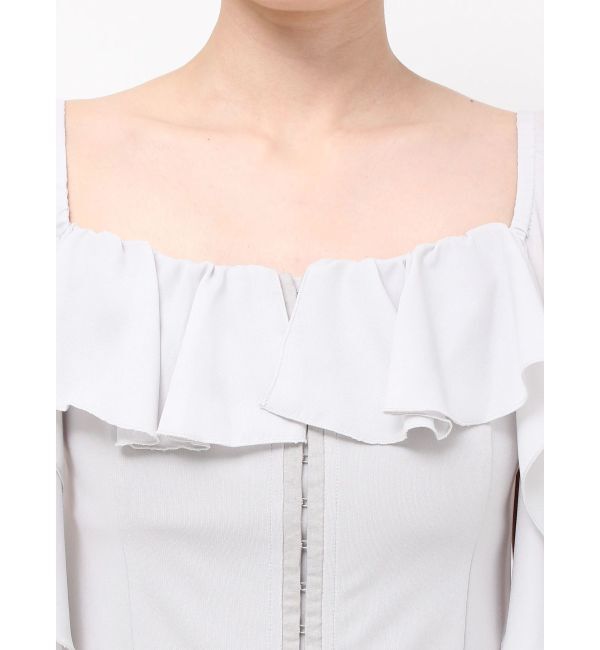 RESEXXY「コルセットラッフルブラウス」|シャツ・ブラウス|