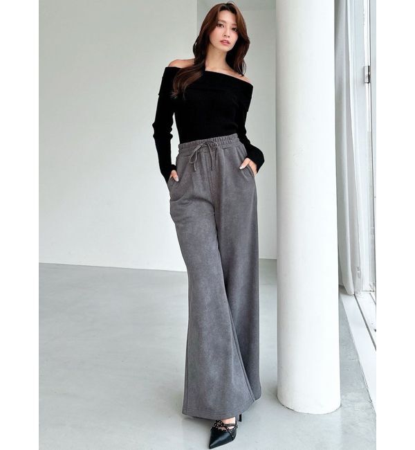 RESEXXY「リブニットオフショルトップス」|ニット・セーター|