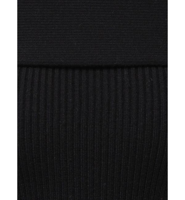 RESEXXY「リブニットオフショルトップス」|ニット・セーター|