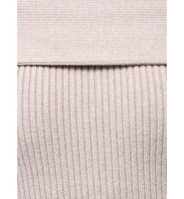 RESEXXY「リブニットオフショルトップス」|ニット・セーター|