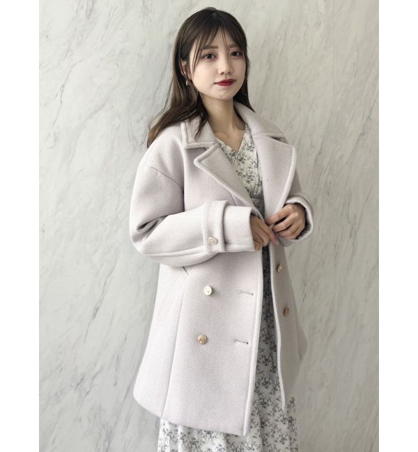 dazzlin「オーバーマルチボタンPコート」|ピーコート|