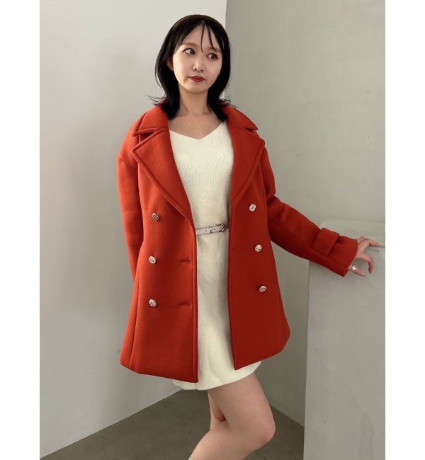 dazzlin「オーバーマルチボタンPコート」|ピーコート|