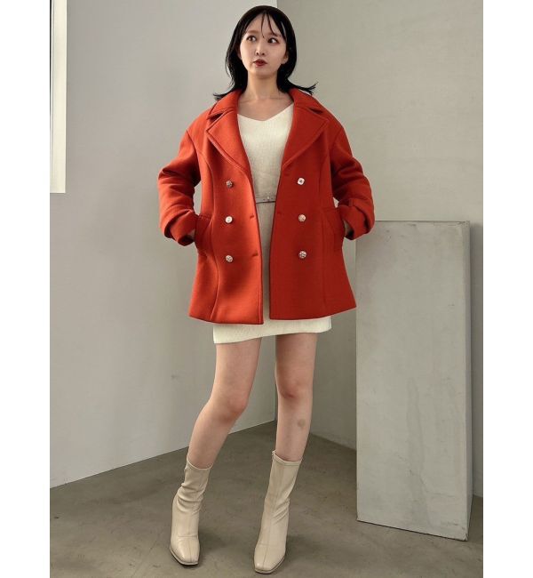 dazzlin「オーバーマルチボタンPコート」|ピーコート|