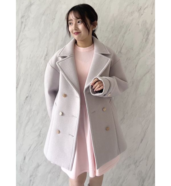 dazzlin「オーバーマルチボタンPコート」|ピーコート|