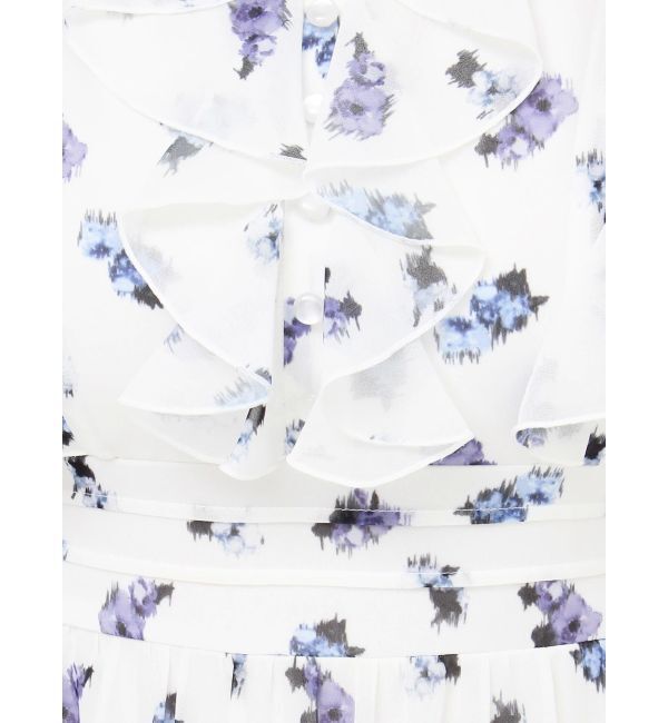 dazzlin「ラッフルリボンフラワーワンピース」|ワンピース|