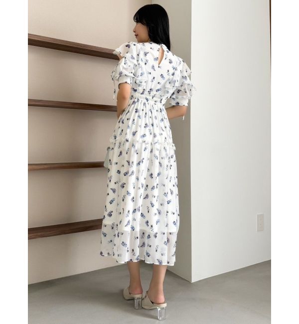 dazzlin「ラッフルリボンフラワーワンピース」|ワンピース|