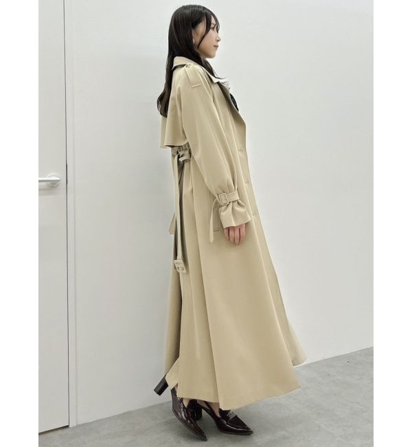 dazzlin「レイヤードタックシングルトレンチコート」|トレンチコート|