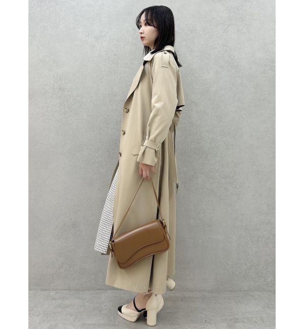 dazzlin「レイヤードタックシングルトレンチコート」|トレンチコート|