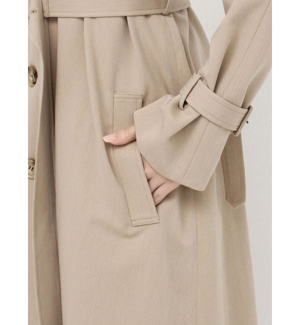 dazzlin「レイヤードタックシングルトレンチコート」|トレンチコート|