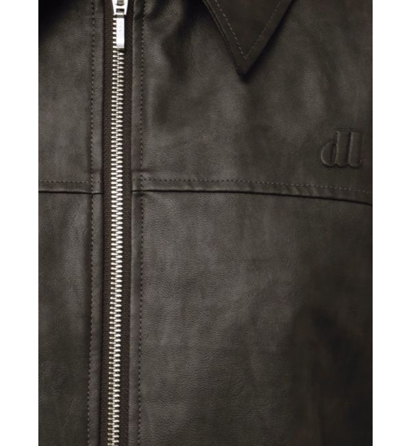 dazzlin「オーバーフォルムフェイクレザーブルゾン」|ブルゾン・スタジャン|