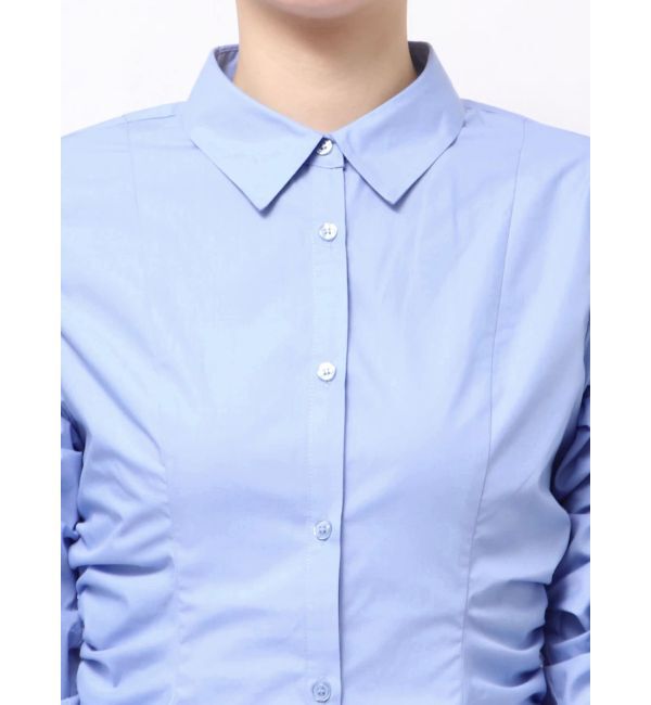 dazzlin「ギャザースリーブイレヘムシャツワンピース」|ワンピース|