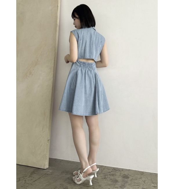 dazzlin「スイッチングタックミニワンピース」|ワンピース|