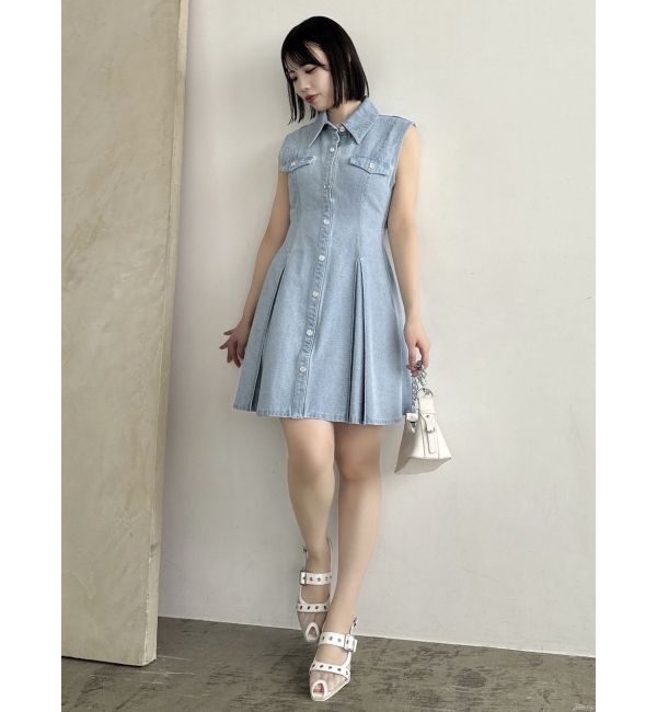 dazzlin「スイッチングタックミニワンピース」|ワンピース|