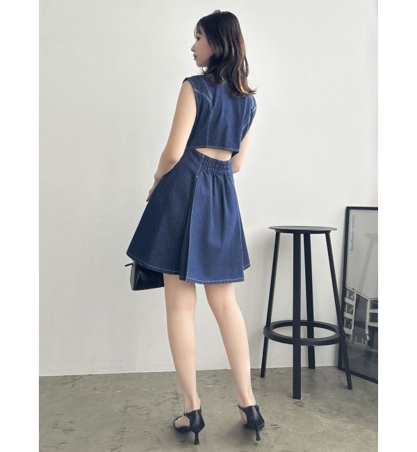 dazzlin「スイッチングタックミニワンピース」|ワンピース|