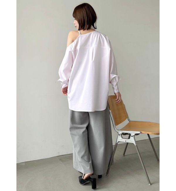 dazzlin「ネックタイシャツ」|シャツ・ブラウス|