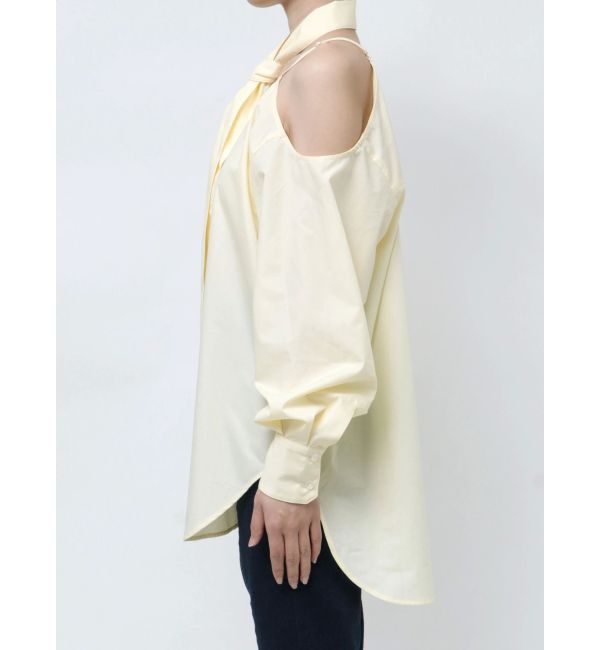 dazzlin「ネックタイシャツ」|シャツ・ブラウス|