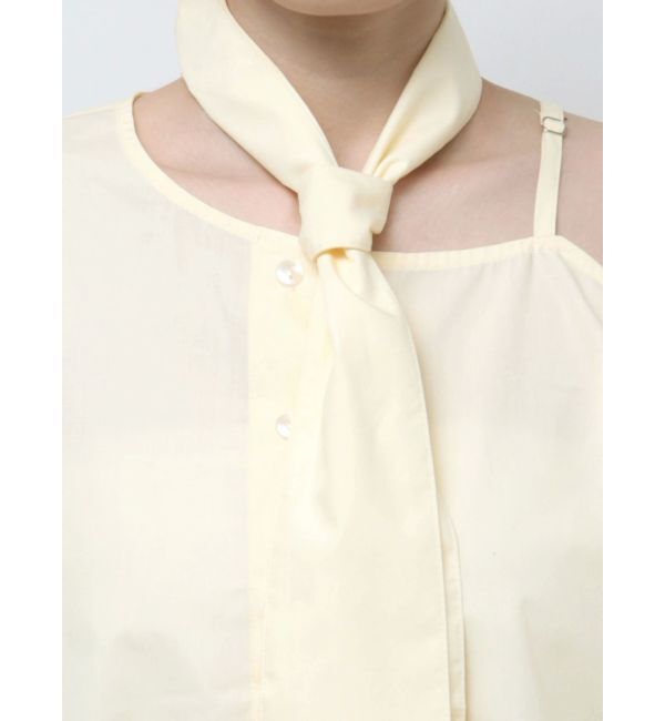 dazzlin「ネックタイシャツ」|シャツ・ブラウス|