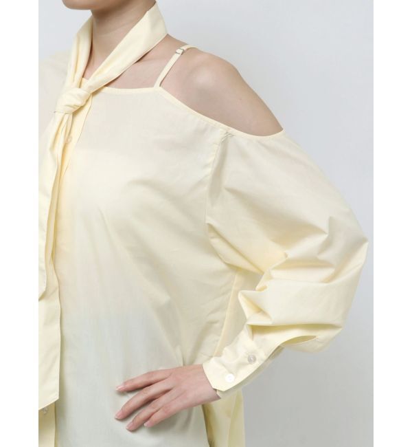 dazzlin「ネックタイシャツ」|シャツ・ブラウス|