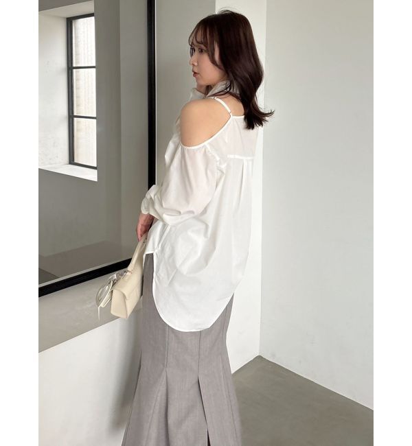 dazzlin「ネックタイシャツ」|シャツ・ブラウス|